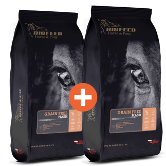 ZESTAW: Mesz dla koni bezzbożowy BIOFEED Horse & Pony Grain Free Mash 2x 20 kg