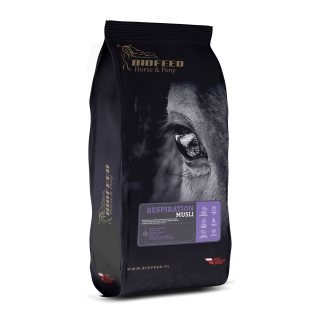 Zestaw: BIOFEED Horse & Pony Respiration Musli 20 kg + BIOFEED Horse & Pony Respiration 900 g (stabilopack))