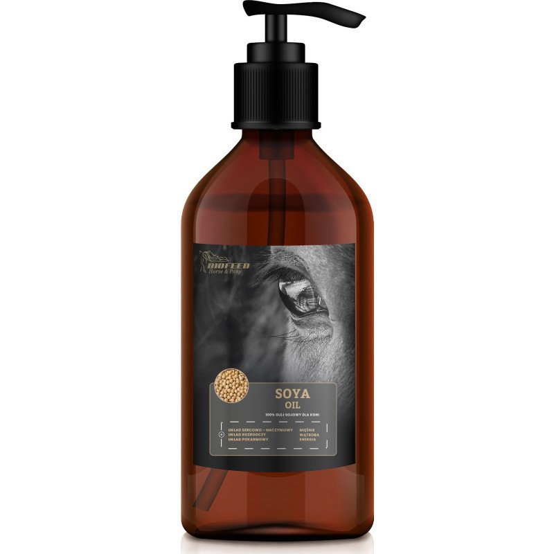 Olej sojowy dla koni BIOFEED Horse & Pony Soya Oil 1 l Olej sojowy dla koni BIOFEED Horse & Pony Soya Oil 1 l