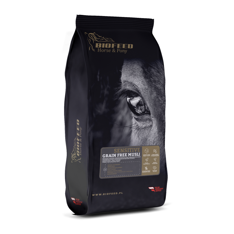 BIOFEED Horse & Pony Sensitive Grain Free Musli 20 kg BIOFEED Horse & Pony Sensitive Grain Free Musli 20 kg