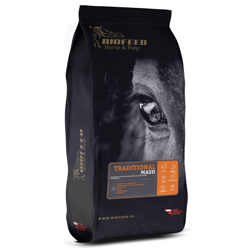 Mesz dla koni tradycyjny BIOFEED Horse & Pony Traditional Mash 20 kg Mesz dla koni tradycyjny BIOFEED Horse & Pony Traditional Mash 20 kg