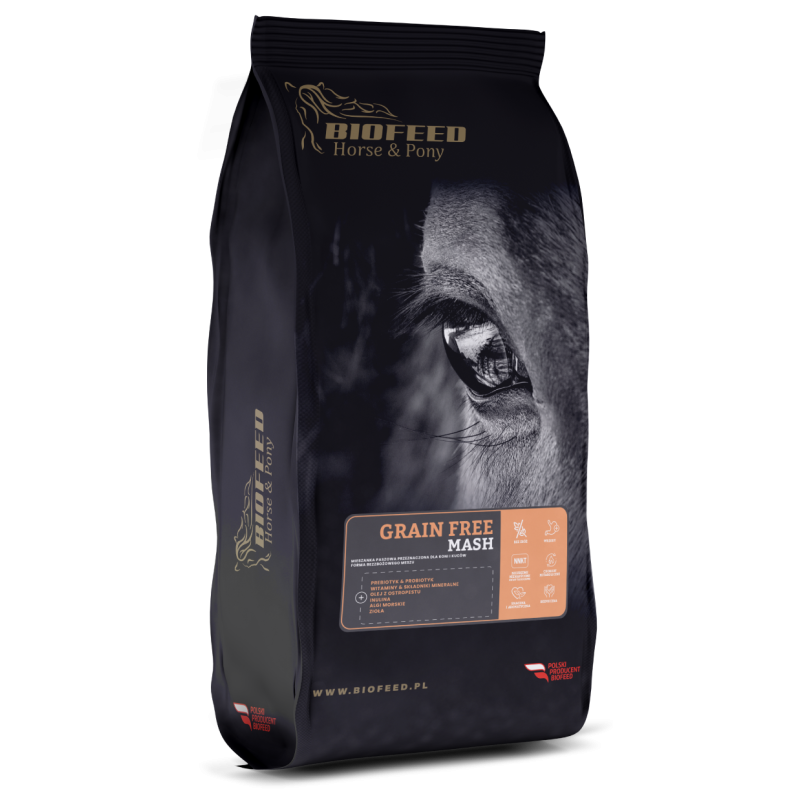Mesz dla koni bezzbożowy BIOFEED Horse & Pony Grain Free Mash 20 kg Mesz dla koni bezzbożowy BIOFEED Horse & Pony Grain Free Mash 20 kg