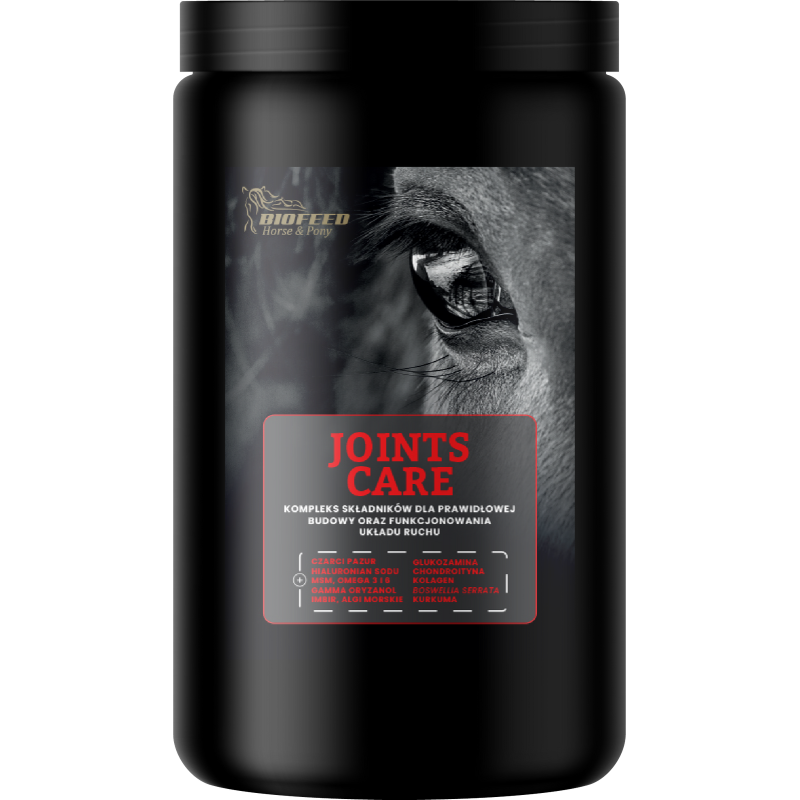 Suplement na stawy dla koni BIOFEED Horse & Pony Joints Care 900 g (słoik PET) Suplement na stawy dla koni BIOFEED Horse & Pony Joints Care 900 g (słoik PET)