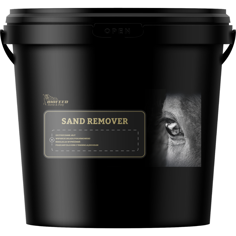 Odpiaszczacz dla koni BIOFEED Horse & Pony Sand Remover 6 kg Odpiaszczacz dla koni BIOFEED Horse & Pony Sand Remover 6 kg