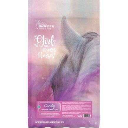 BIOFEED Horse & Pony Candy Cookies Shiny Coat 900 g