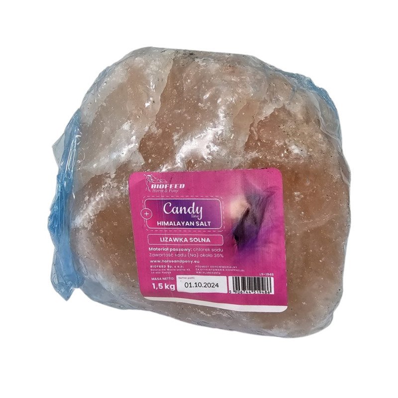 BIOFEED Horse & Pony Candy Himalayan salt 1,5 kg BIOFEED Horse & Pony Candy Himalayan salt 1,5 kg