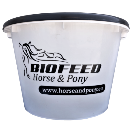 Wiadro z pokrywką BIOFEED Horse & Pony 15 l